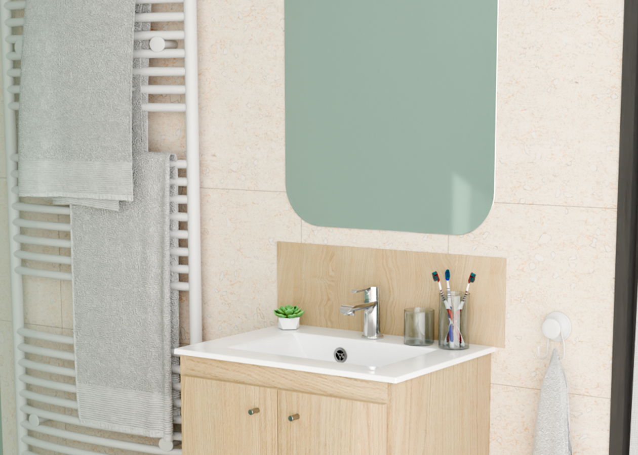 Miroirs et crédences : alliés esthétiques et fonctionnels pour votre salle de bain