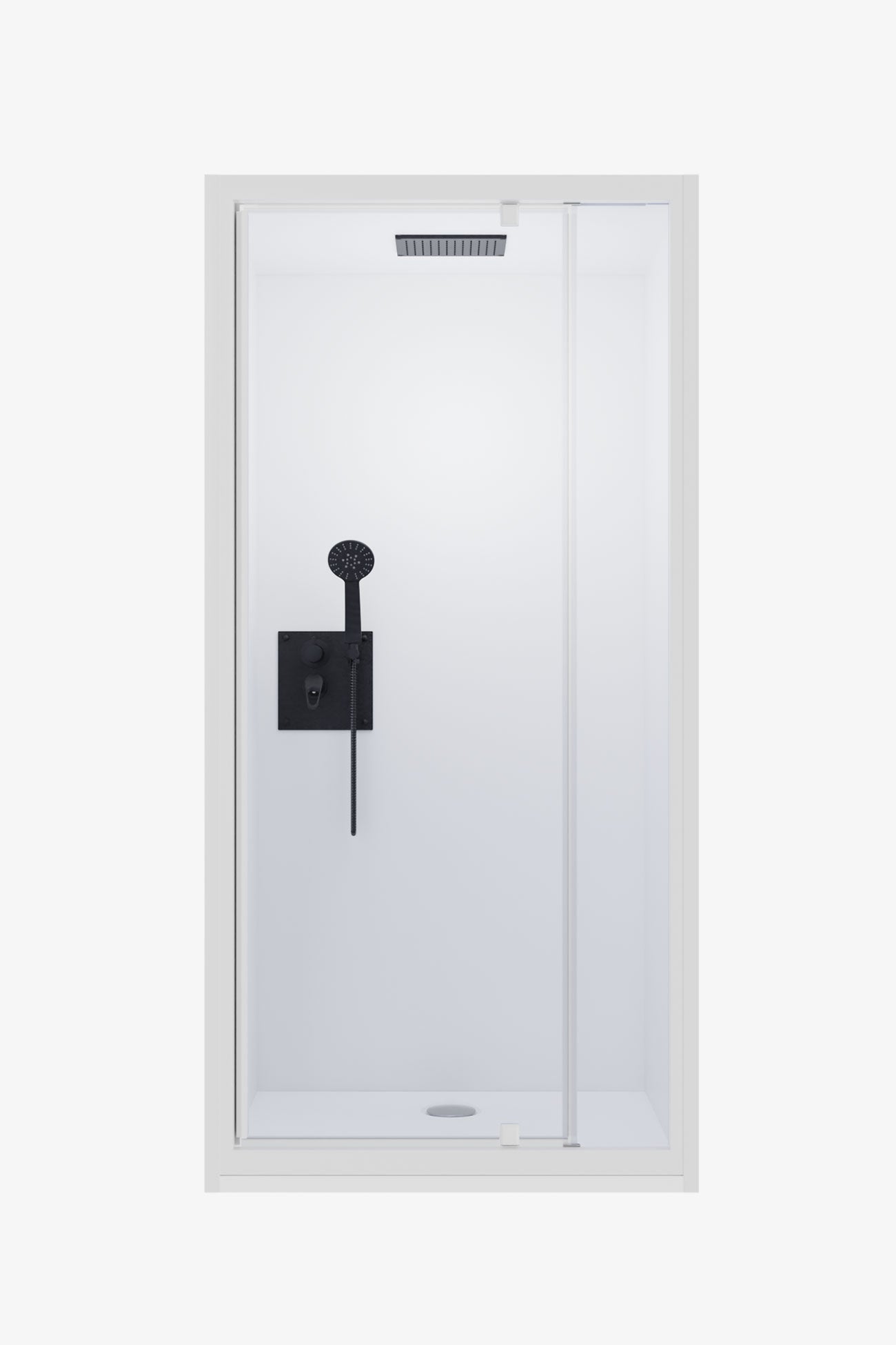 Cabine de douche 100 cm x 80 cm x 205 cm